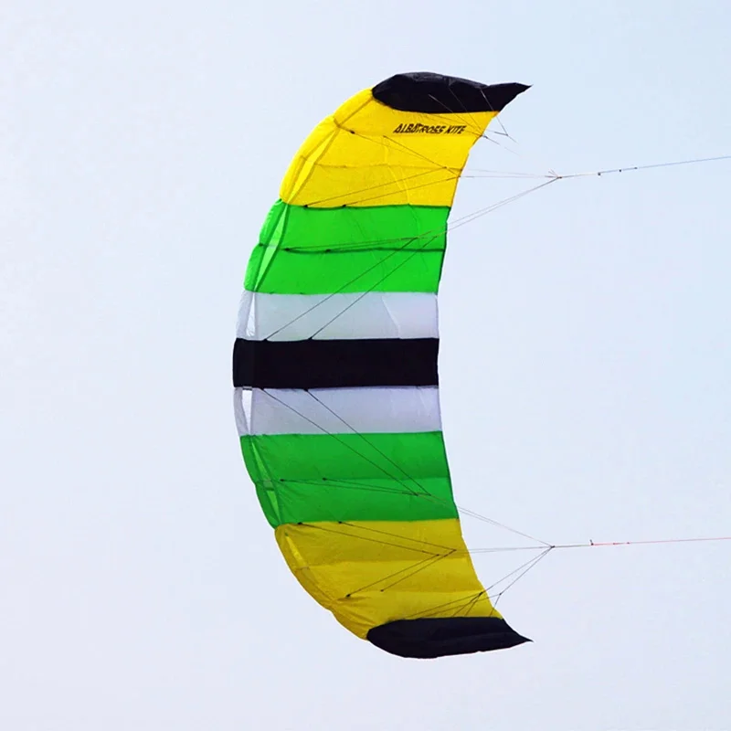 free shipping dual Line Stunt flying power Kite rainbow large soft kites for adults outdoor garden child game kitesurf accessory