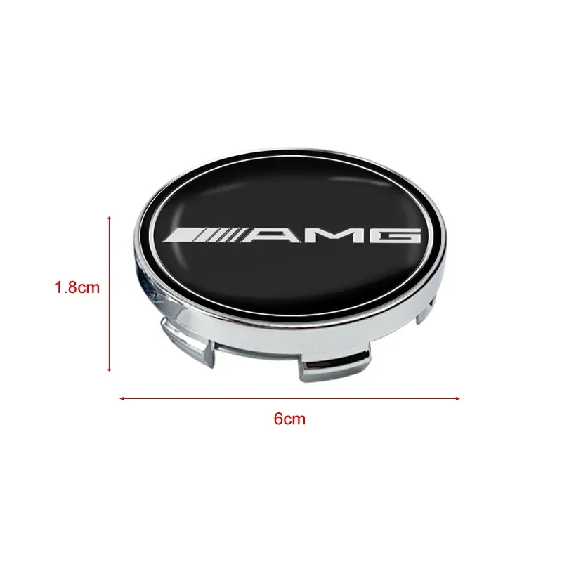 56/60mm Car Wheel Center Hub Cap Car Rims Dust-proof Cover AMG Badge Hubcaps For Mercedes Benz GLA CLA GLK GLE CLS A B C E Class