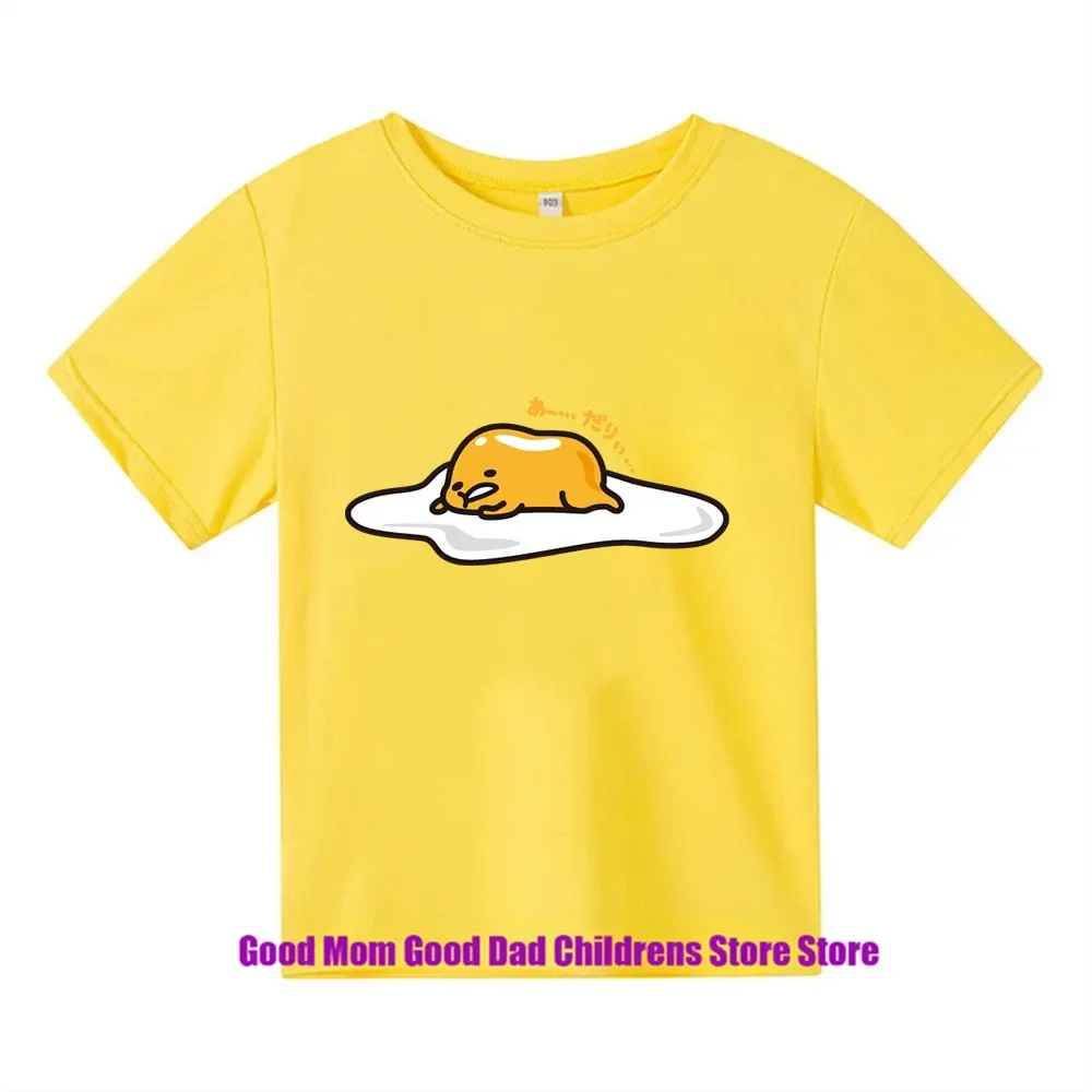 Disney, Pok é mon, Egg Yolk Man, Anime, Cartoon, T-shirt, Loose, Fashionable, Beautiful, Boys, Girls, Summer 2024 New Edition