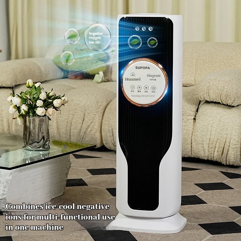 New Multifunctional Heating & Cooling Fan, Smart Evaporative Air Cooler with Atomization Humidification, Energy-saving Household