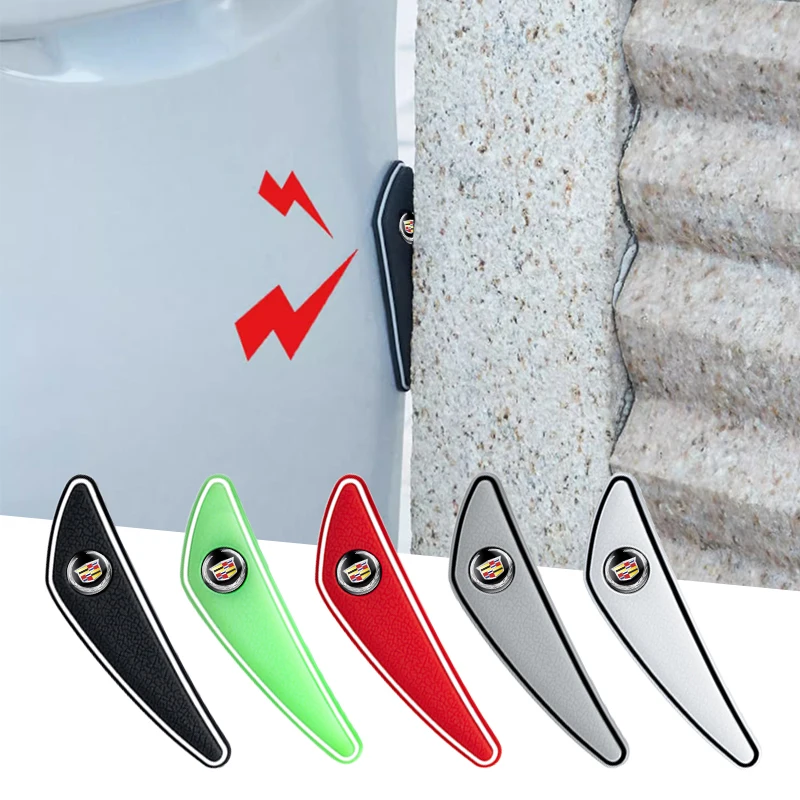 4pcs Car Door Rearview Mirror Edge Guard Protection Strip For Cadillac CT4 CT5 CT6 XT4 XT5 XT6 ATS XTS Auto Emblem Accessories