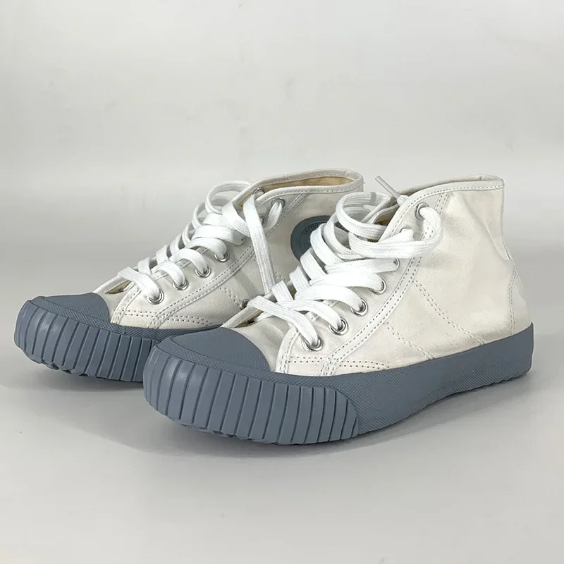 China-Chic canvas shoes, high top vulcanized shoes, retro , sports casual men\'s high-end lovers\' shoes
