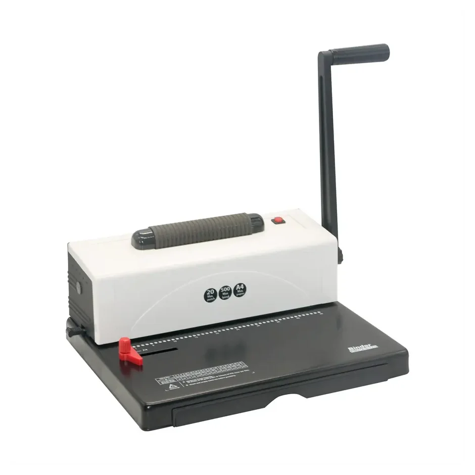 Electric Insert Coil Book Binding Machine Manual Power Spiral Wire Binding Coil Wire Spiral Binding Machine