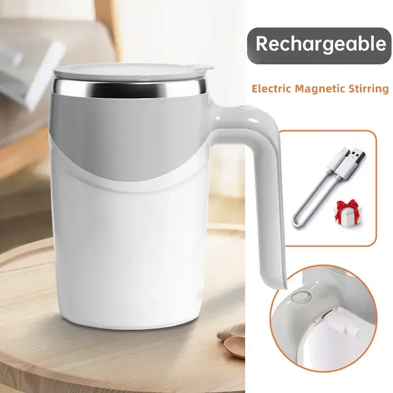 NEW 380ml  Stirring Cup Usb Charging Automatic  Stirring Coffee Cup Is Suitable  Coffee And  Drinks 2024