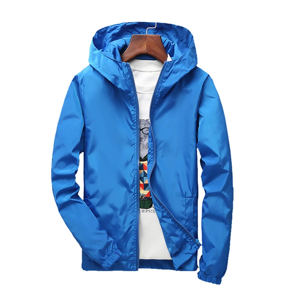 2023 primavera e autunno maschio nuova moda Casual giacca a vento con cappuccio cerniera cappotti caldi parka giacche per uomo Trend Streetwear top