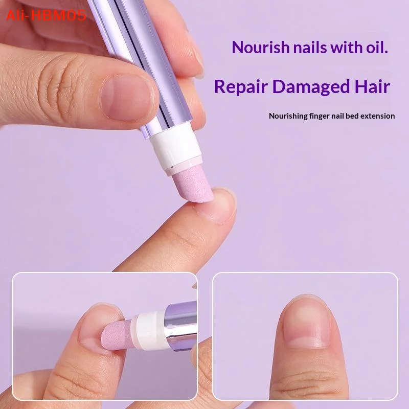 (HB05)3-in-1 Cuticle Oil Pen Nail Pen Dead Skin Cuticle Remover Pen Nail Oil Pen With Ceramic Tip For Nails Care Chip-resistant