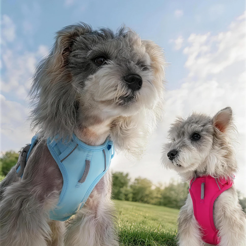 Reflective No Pull Dog Harness, Ergonomic Streamlined Pet Vest with Handle Breathable Oxford Harness for Small Medium Dogs