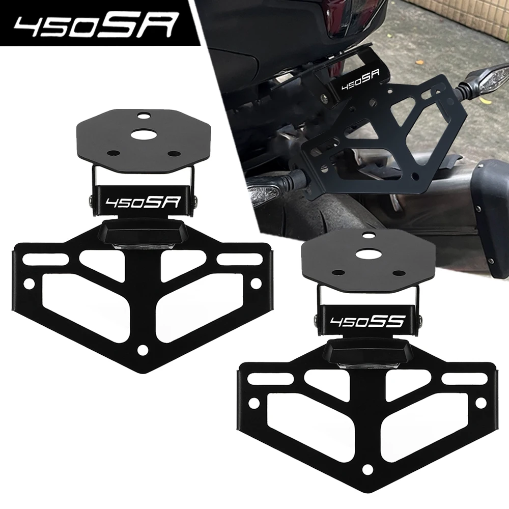 

For CFMOTO CF MOTO 450SR 450SS 450SRS 450 SR SR-S SS 2022-2026 License Plate Holder Bracket Rear Tail Tidy Fender Eliminator Kit