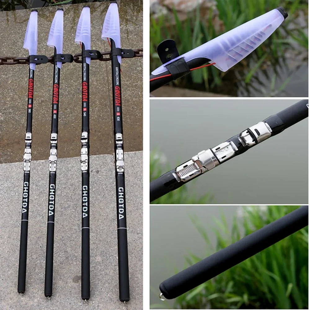 High Quality Carbon Fiber Rock Fishing Rod with Line Kits 2.7-6.3M Super Hard Saltwater Jigging Pole for Boat/Beach Fishing Gear image 5