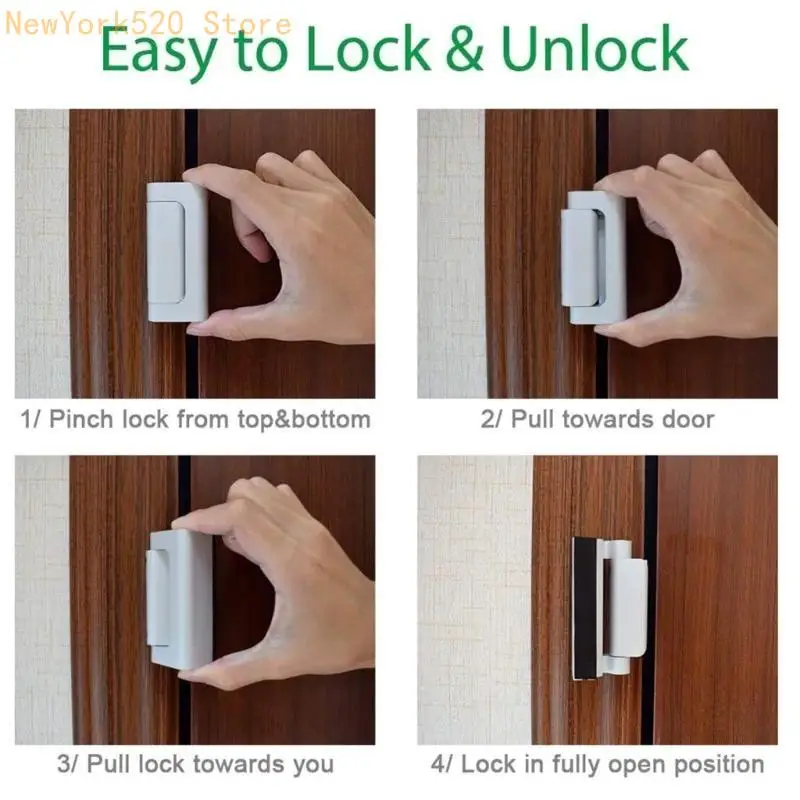 Home Security Door Lock Door Reinforcement Lock Childproof Front Doors Lock N84C
