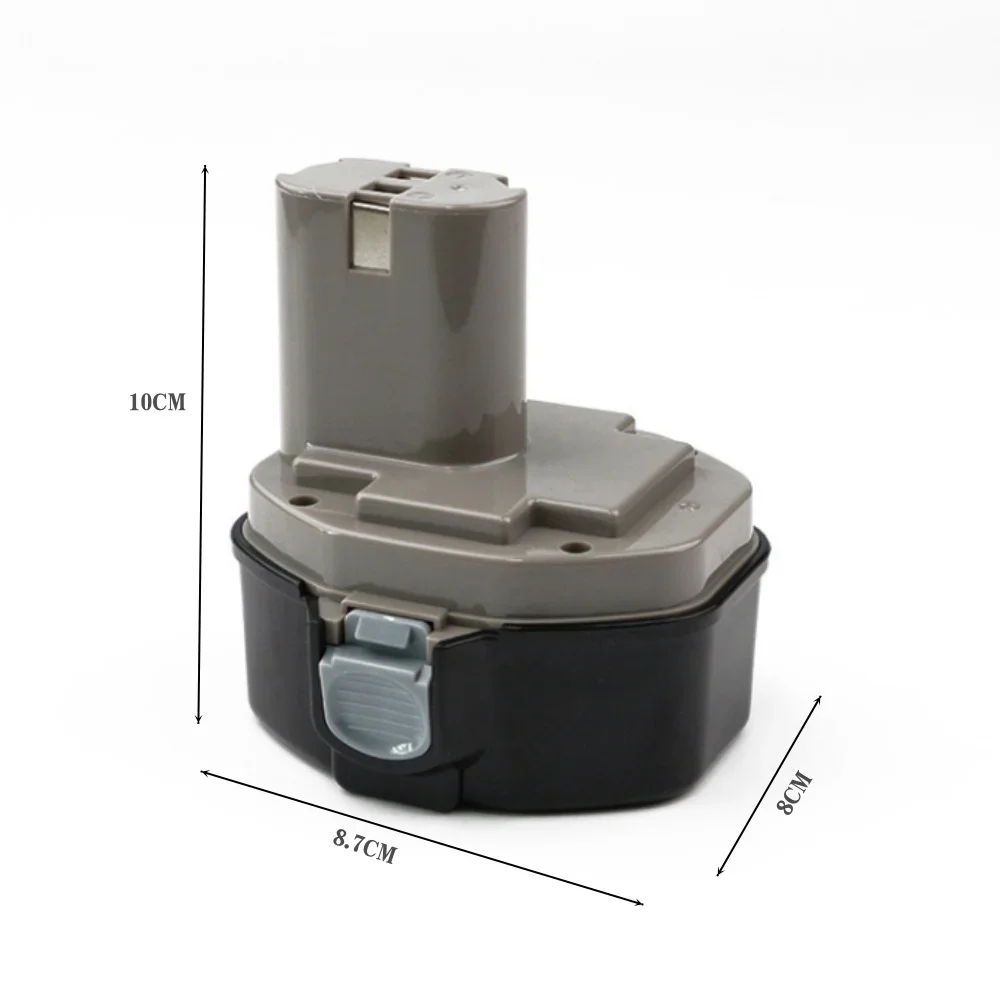 بطارية بديلة Ni-MH 14.4 فولت 6.8 أمبير في الساعة لمثاقب ومفكات ماكيتا اللاسلكية - تناسب الموديلات 1420، 1433، 1434، 1435، 6337D #2