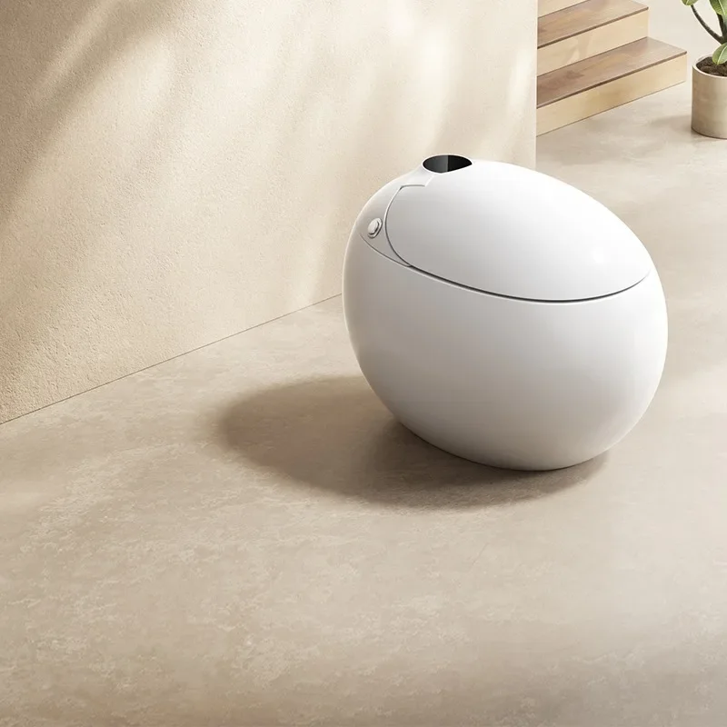 Egg-shaped toilet unicorn initializes first-class water effect, kick hip wash, no water pressure limit toilet