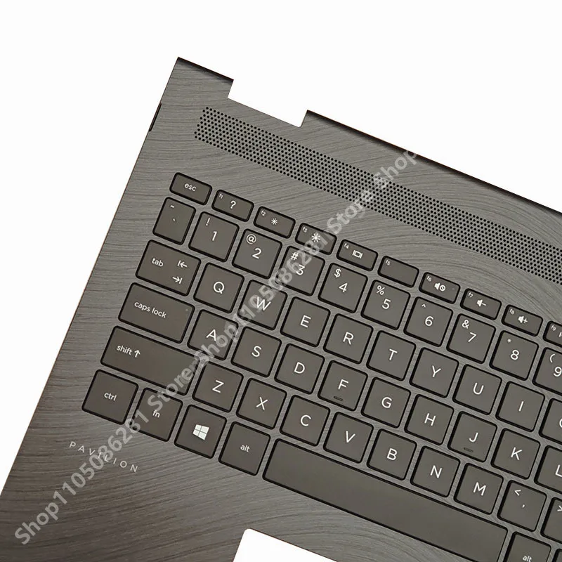 For Pavilion x360 15 Convertible PC 15-BR 15t-BR Laptop Palmrest with Keyboard US New replacement parts