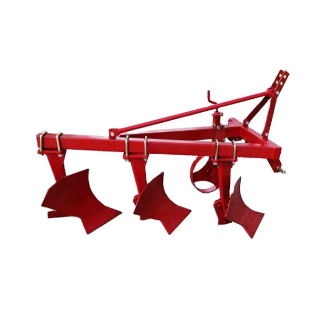 

Micro tiller plough 220/320 type flat plow small drag belt small plow agricultural paddy field four-wheel tractor rear