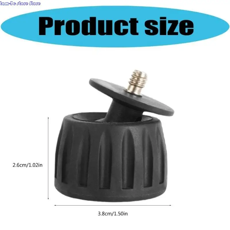 D0UA 360 Rotating Camera Tripod Feet Pad Rubber Basis Universal Anti Slip Accessory