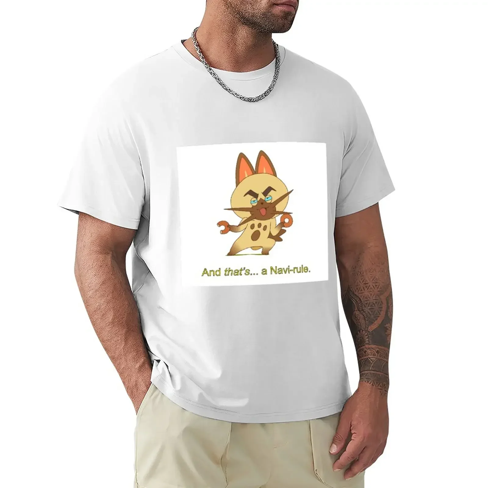 Navirou Navi-rule T-Shirt customs designer shirts plus sizes shirts men graphic