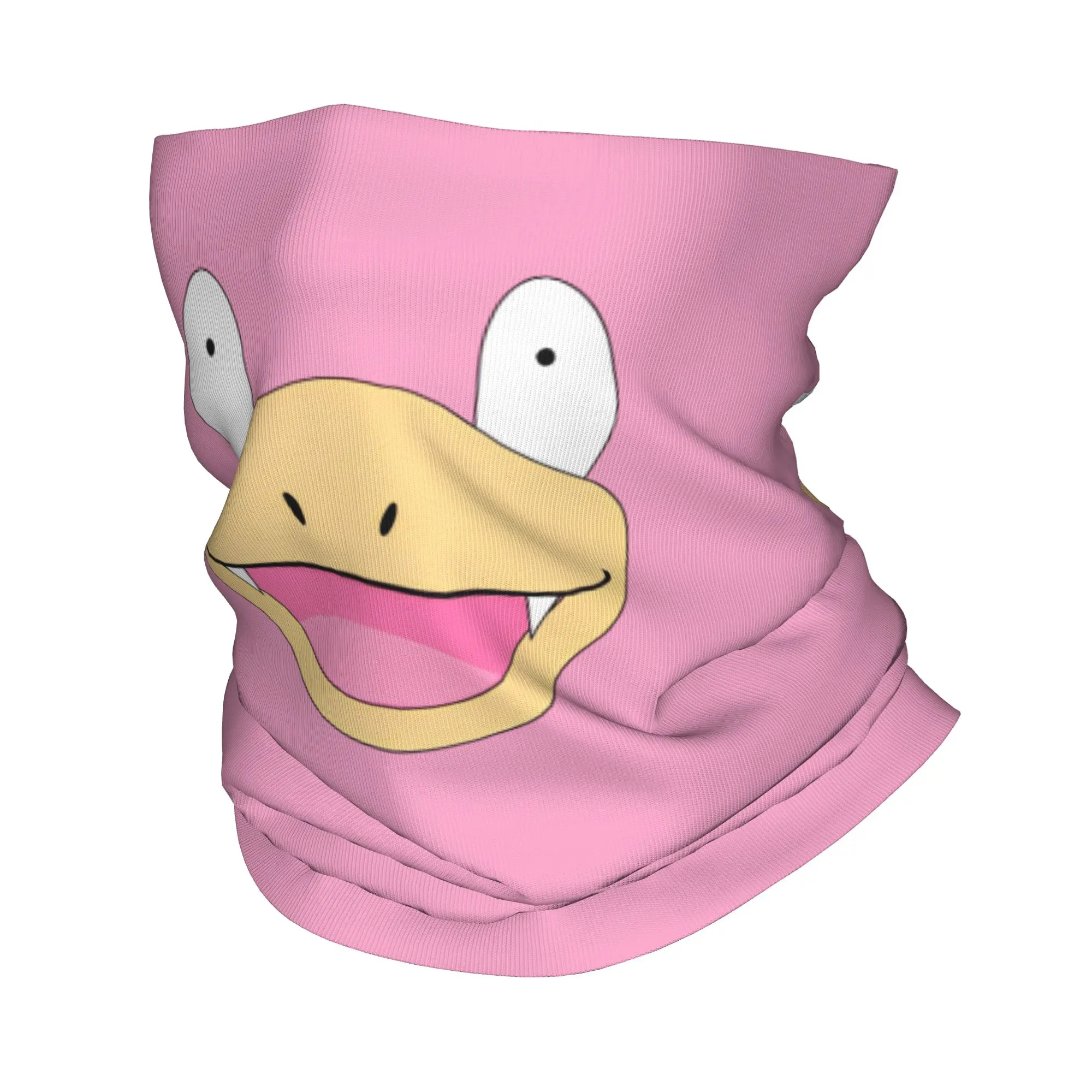 

Pokemon Cartoon Slowpoke Bandana Neck Cover Printed Balaclavas Mask Scarf Multifunctional Headband Running Adult Breathable