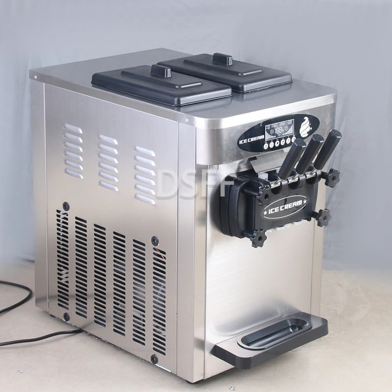 سطح المكتب الفولاذ المقاوم للصدأ آلة المصاصة الساخن بيع صانع الآيس كريم الزبادي المجمد للاستخدام التجاري