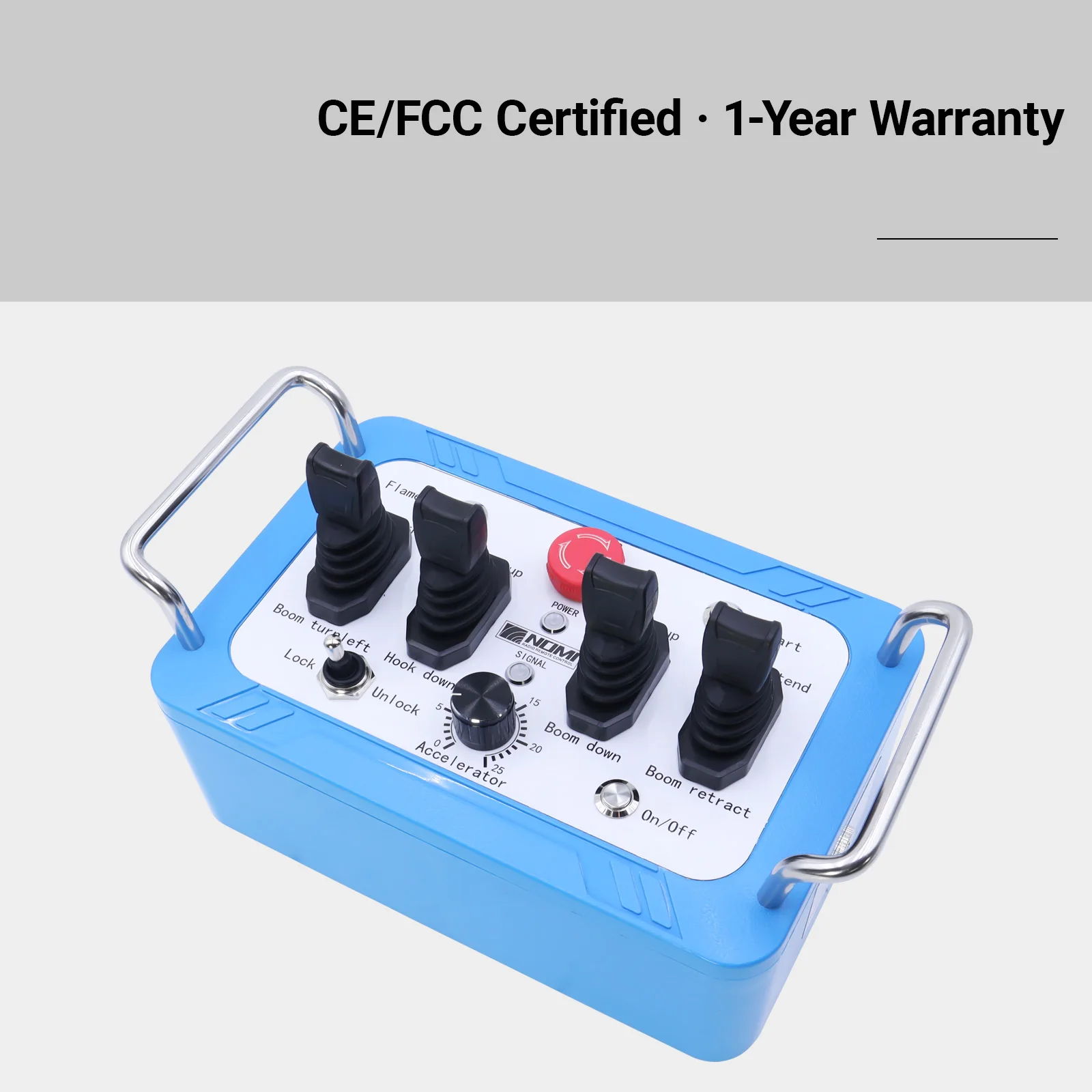 BODI 4-Buttons Dual Speed 12V 24V IP65 Universal Automatic Crane Controller  for Overhead Travelling Crane