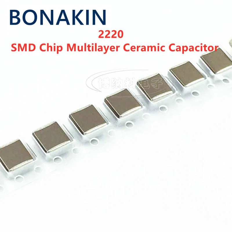 Condensador de cerámica multicapa, Chip SMD, 10 piezas, 2220, 474, 470NF, 500 K, 630V, 1000V, 10% V, X7R, 5750, 0,47, UF