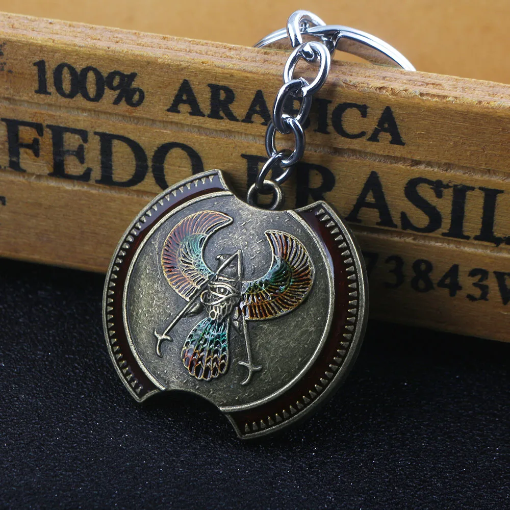 سلسلة مفاتيح تينيت مينا أنيمي قاتل ، قلادة تميمة ، حلقة مفاتيح رمز لمحبي اللعبة ، الدعائم تأثيري ، الهدايا والمجوهرات