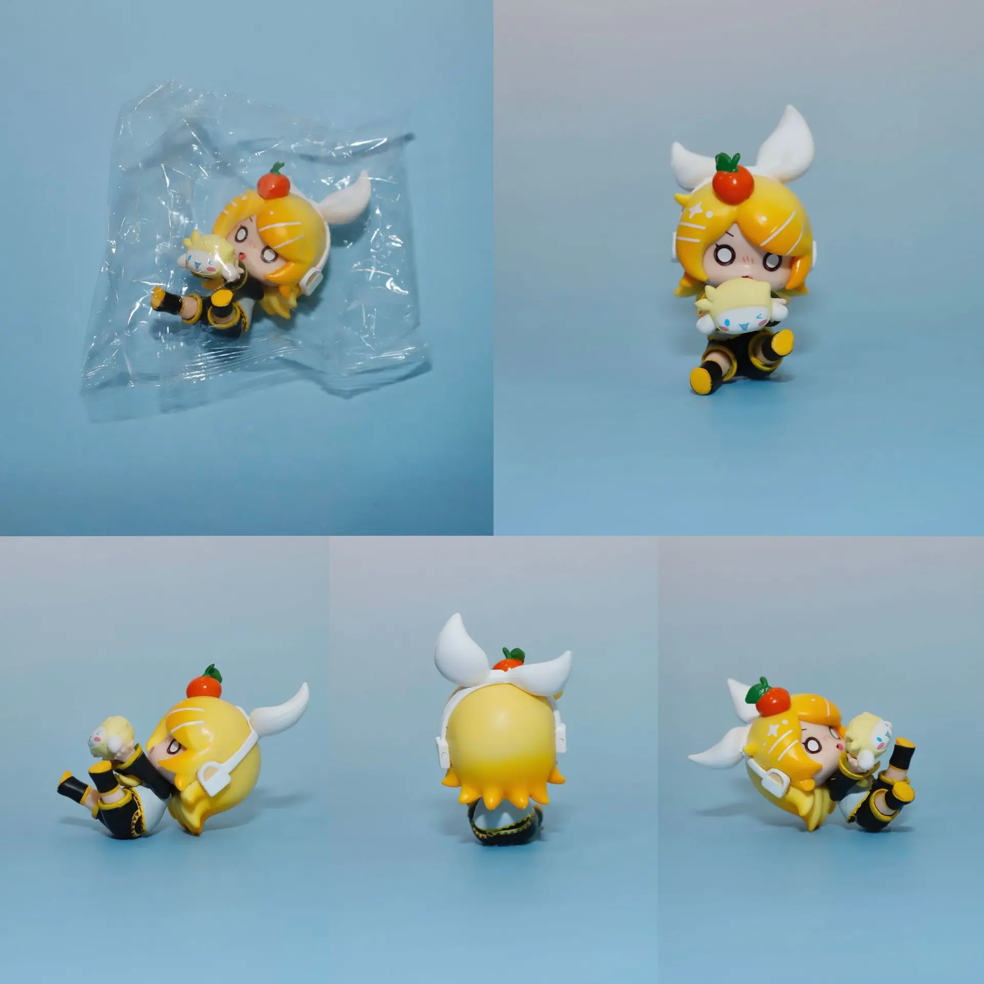 Willekeurige 1pcs Hatsune Miku Anime Meisje Figuren Fell Down Melodie Miku Model Pop Beeldjes Ornamenten Auto Decoratie Gift Kinderen speelgoed