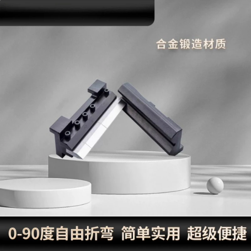 Magnetic Sheet Metal Bender Bench Vise Mounted Manual Bending Tool For Iron Steel Aluminum Plate Metal Working DIY