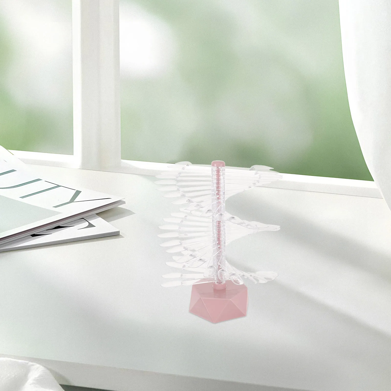 

Nail Color Chart Display 60 Colors Spiral Design False Nails Tips Stand Salon Practice Supplies Nail Tip Holder