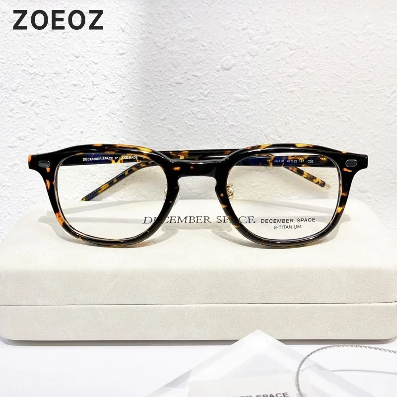 

Designer Vintage small rectangle Acetate Glasses Frame Myopia Glasses for Women eyeglass frames men Optical Glasses Fashion