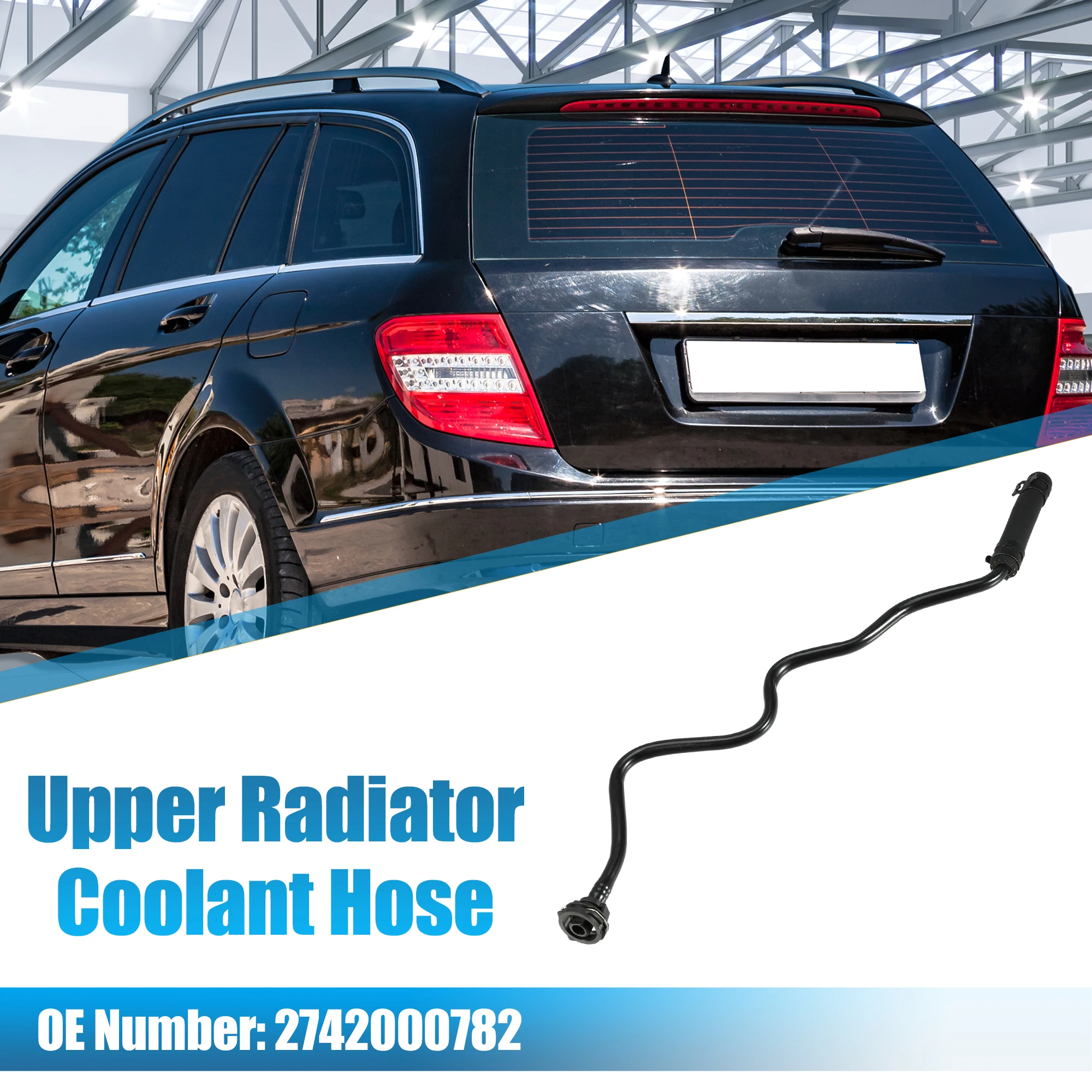 

UXCELL Верхний шланг охлаждающей жидкости радиатора для Mercedes-Benz C300 2015-2017 No 2742000782