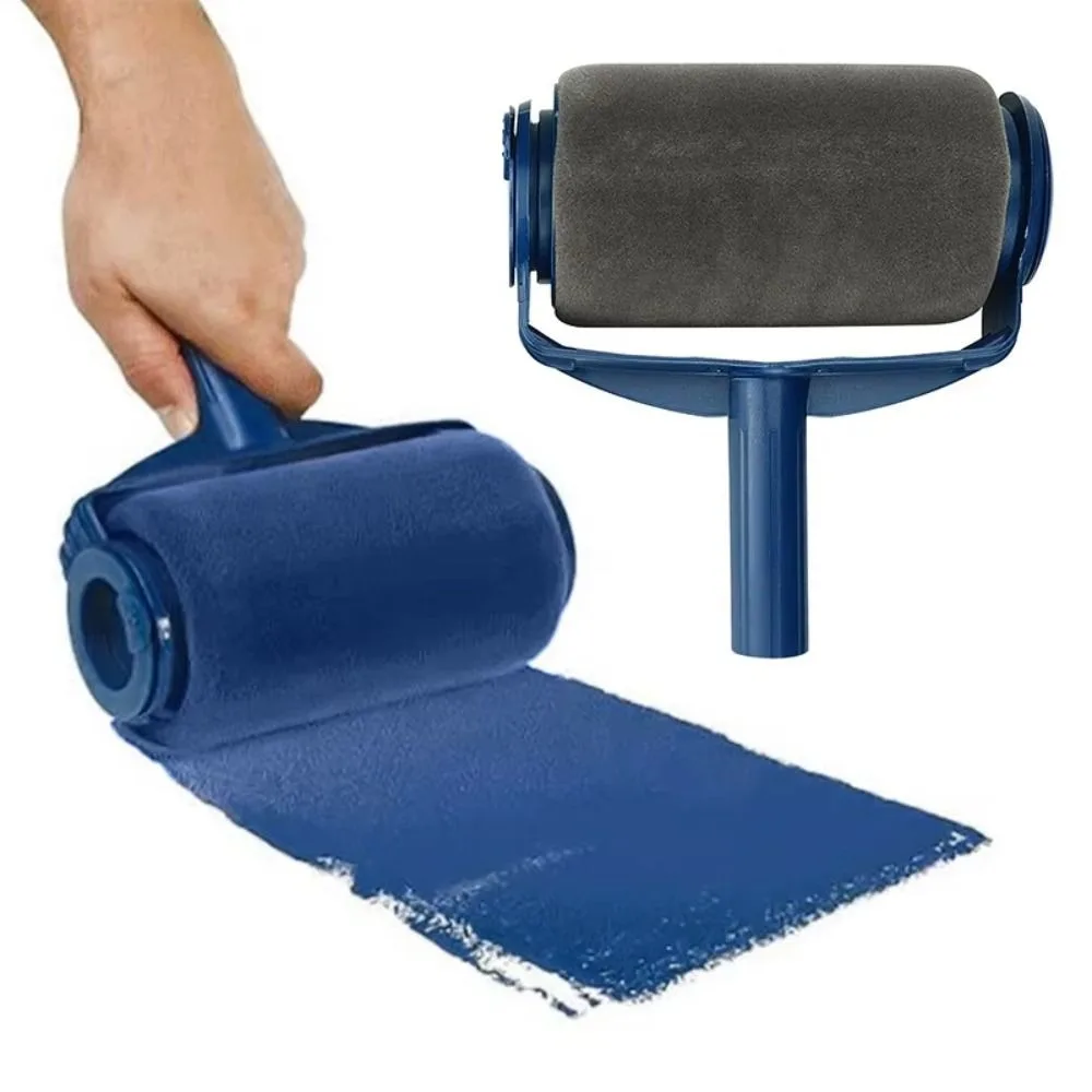 Big Roller Paint Roller Brush Washable Durable Wall Brush Drum Brush Transform Plastic Fine Bristled Rolling Brush Door