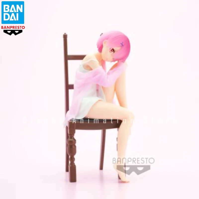 

В наличии 100% оригинальный Banpresto Japaense аниме Re:0 фигурка приз Ram Chair Ver. Экшн-фигурки, коллекционные модели игрушек, милый подарок