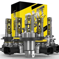 BMTxms 2 uds H4 HB2 LED faro delantero Hi/Lo H10 9145 9005 HB3 9006 HB4 H8 H11 H27 880 H27W 881 Canbus LED antiniebla DRL luz diurna