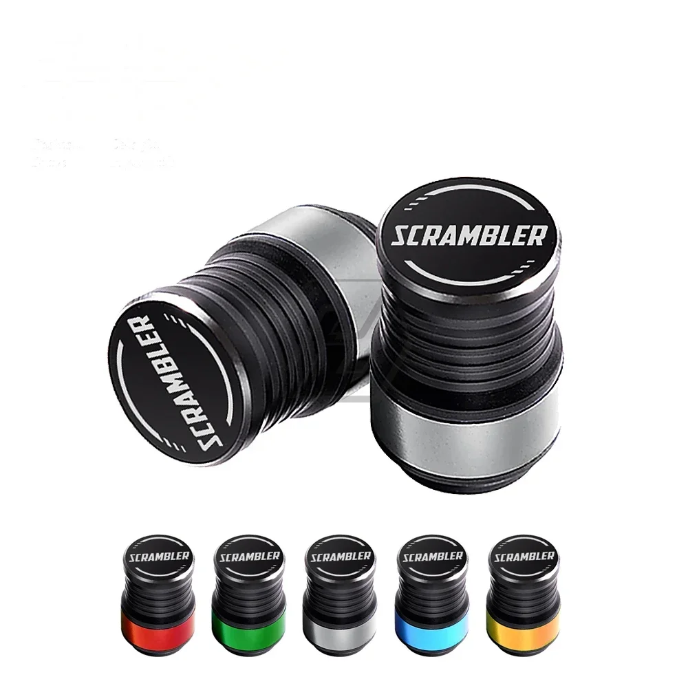 For Triumph Ducati Street Scrambler 1200 Motorbike Motorcycle Accessories Wheel Tire Valve Caps