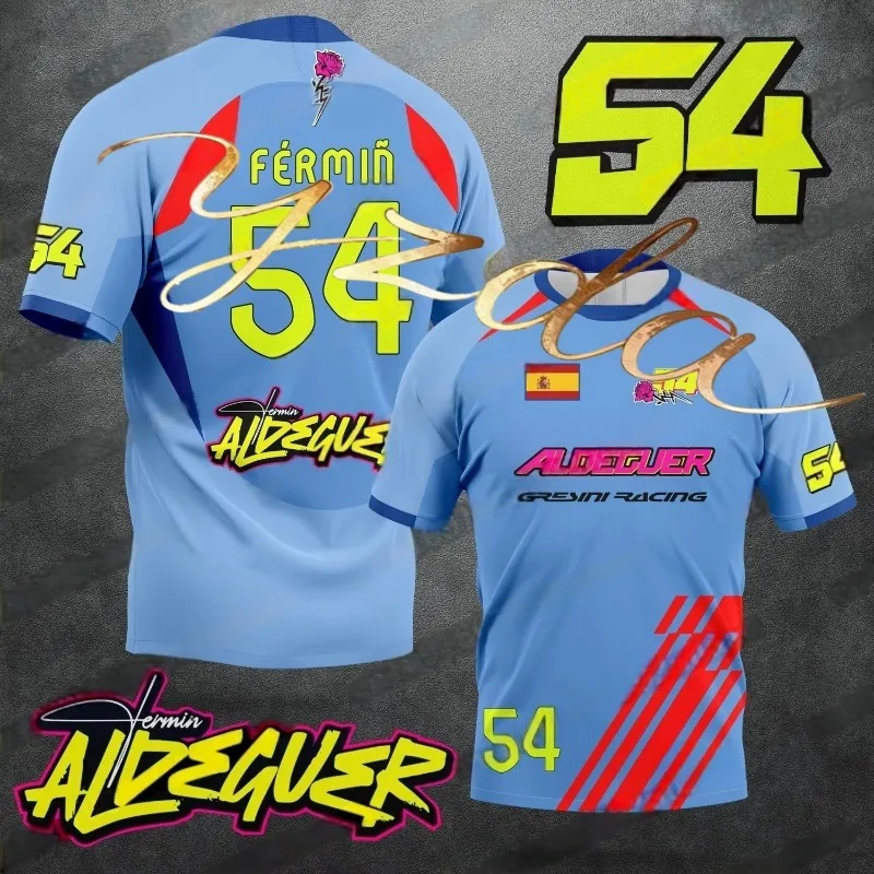 

New ALEX MARQURZ No.73 Motorcycle Enthusiasts Summer Men's and Women's Fashionable Breathable Leisure Speed Drying T-shirt