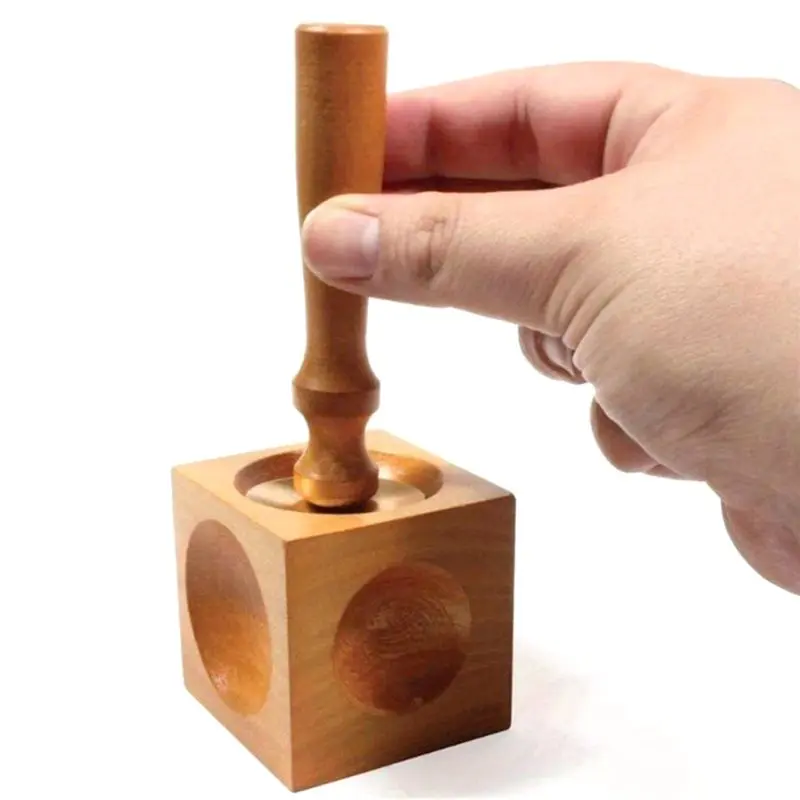 A36T-Jewelry Accessories Jewelry Dapping Making Tool Set Square Tool Bench Block Doming Punch Block Tool Jewelry Processing Tool