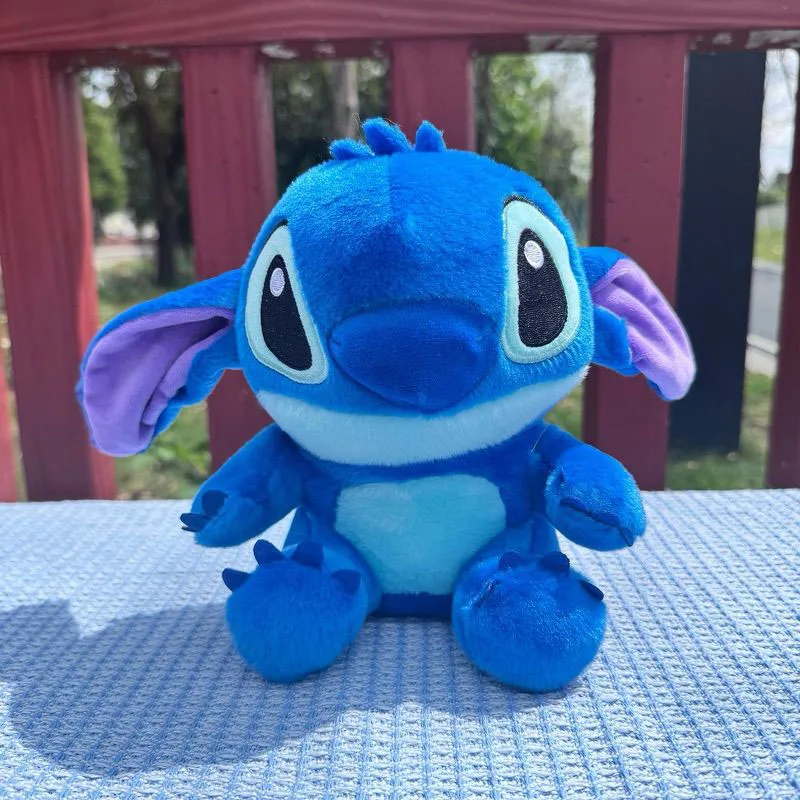 

Плюшевые куклы Лило и Стич: набор парных игрушек Стич и Ангел, милые сине-фиолетовые мягкие игрушки, подарок на день рождения для детей, декор для дома, кавайные.