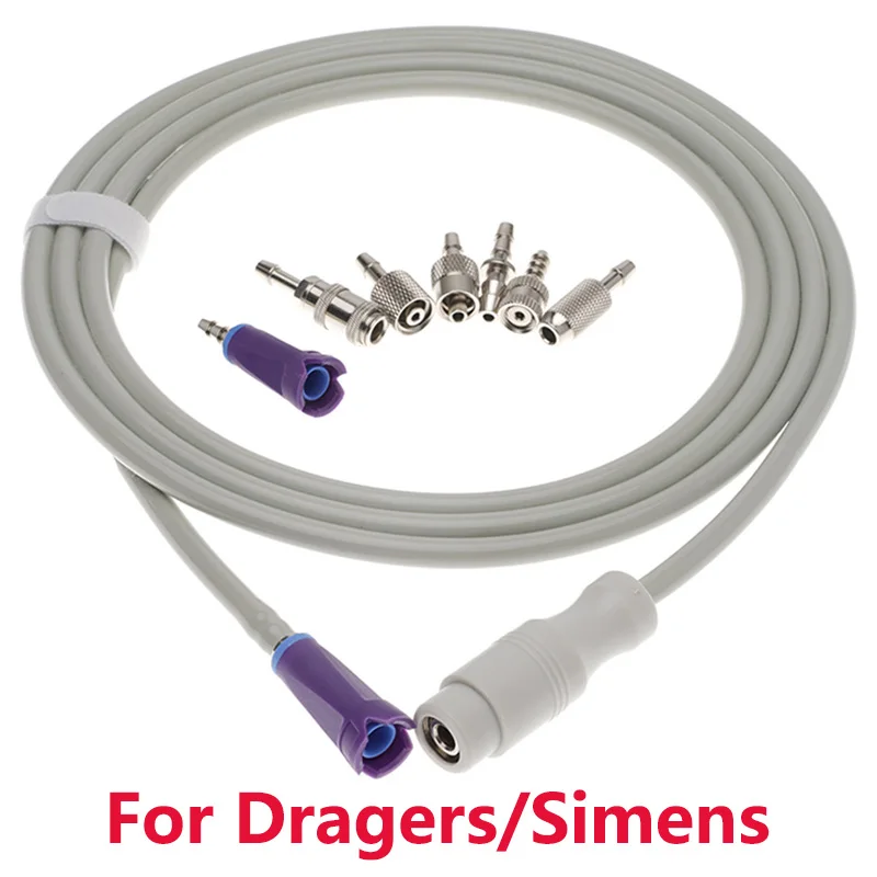 

Compatible Dragers Simens SC6000 SC6002XL SC7000 SC8000 SC9000 Monitor NIBP Blood Pressure Cuff Air Hose Extension Single Tube.