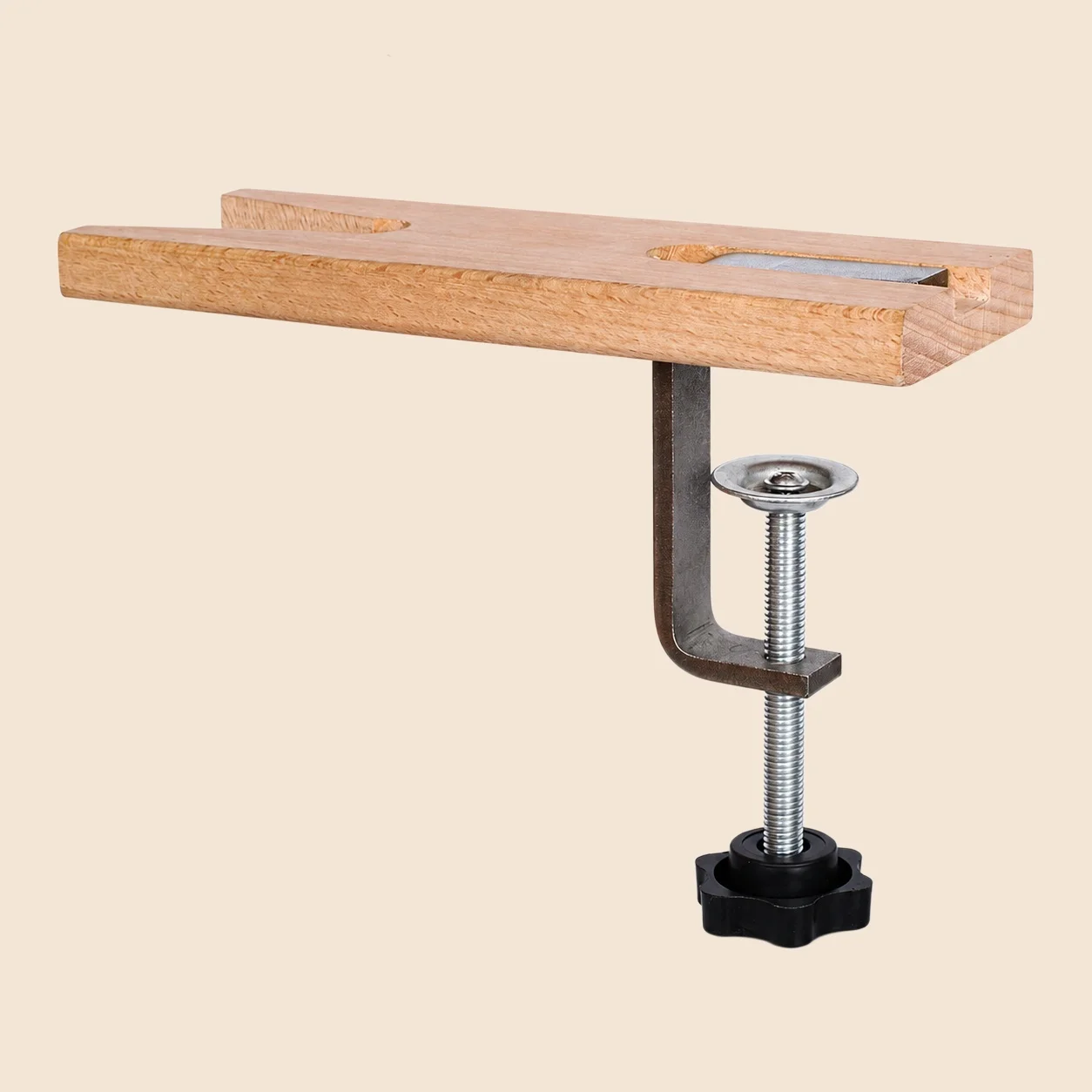 

Jewelry Making Tools Wooden Bench Pin Clamp V‑Slot Bench Vise Set Premium and Multi Purpose Workbench Jewelry Tool and equipment