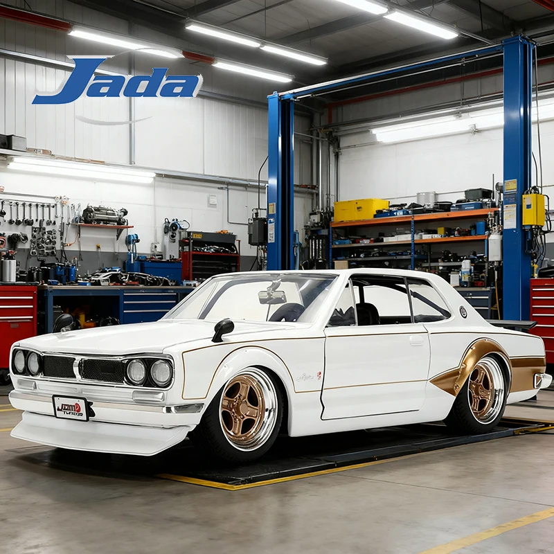 

JADA 1:24 JDM NISSAN SKYLINE 2000 GTR 1971, легкосплавный автомобиль, литье под давлением и игрушечный транспорт, модель автомобиля, миниатюрная масштабная модель автомобиля для детей