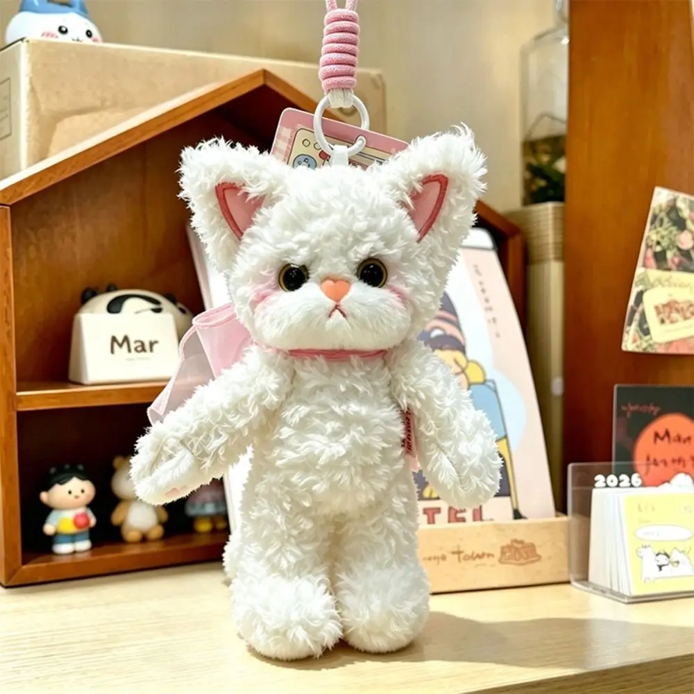 Kawaii 19cm Companion Curly German Cat Super Soft Animal Animal Shape Animal Pandent Learning Partner
