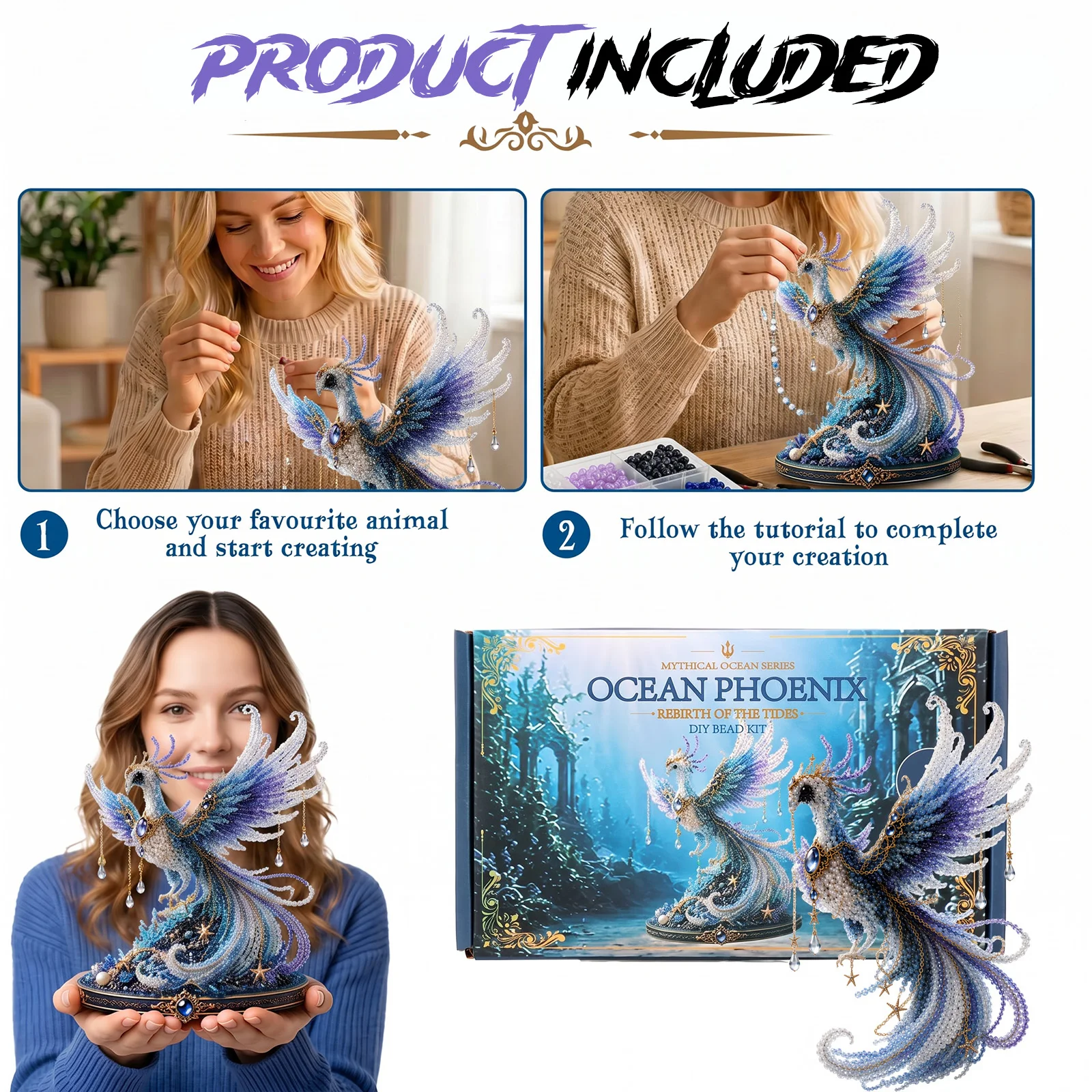 DIY 3D Bead Kit Mini Beaded Or - Resin Craft For Beginners review and price