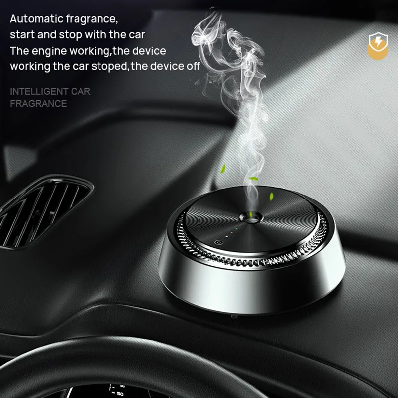 Auto Electric Aroma Diffuser Essential Oil Car Air Freshener Auto Perfume Aromatherapy Ions Formaldehyde Air Cleaner Flavoring