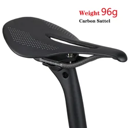 MTB carbon fiber bicycle saddle road mountain ultra-light high-performance open saddle 96g