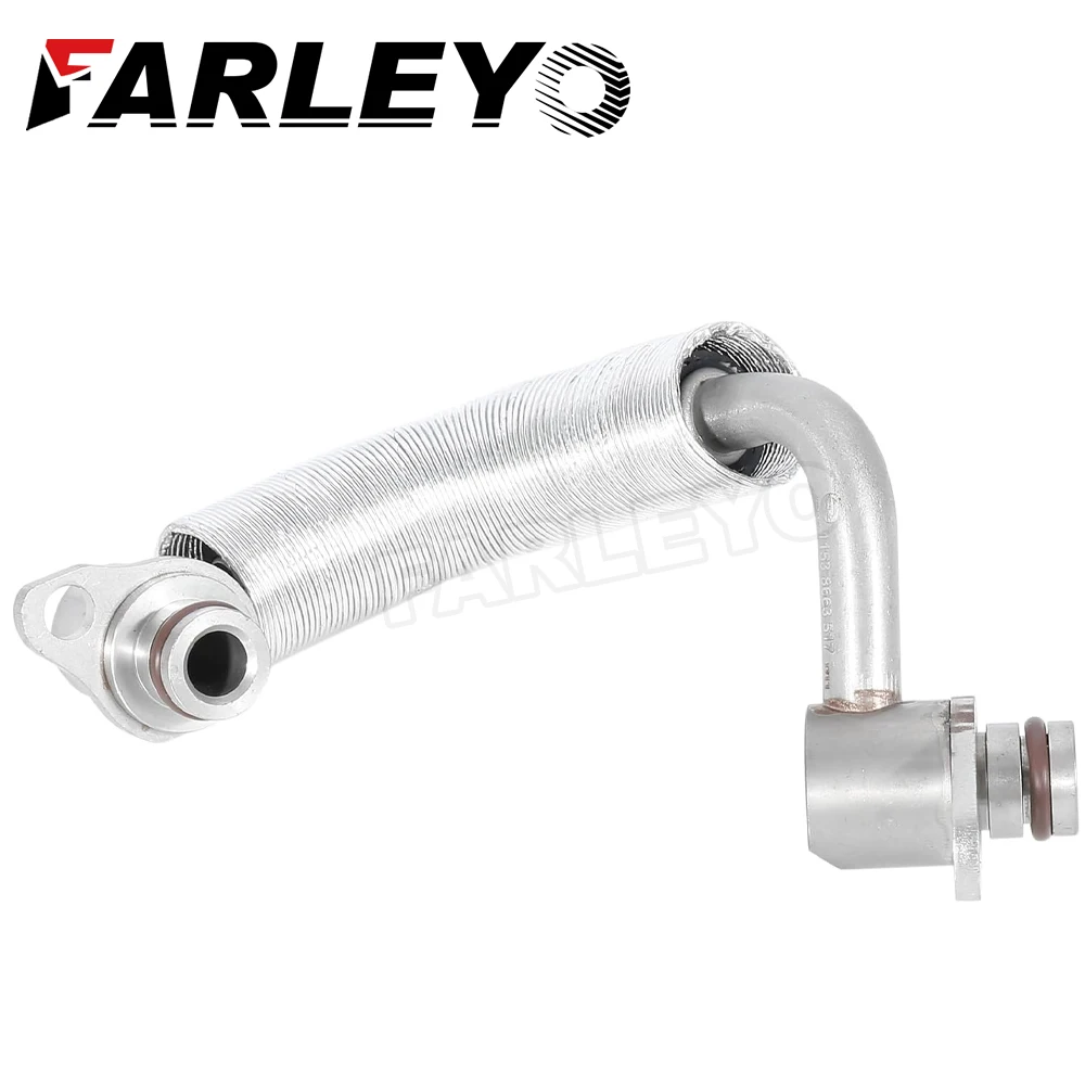 Farleyo 11538663517 Turbocharger Hose Engine Oil Return Pipe For BMW 220i 228i 320i 328i 420i 428i 520i 523i 528i X1 X3 X4 X5 Z4