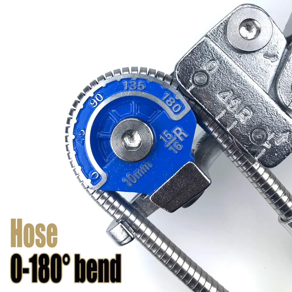 180 ° Zware Pijpenbuiger 10Mm 3/8 ”Sterke Buigbocht Roestvrijstalen Buis