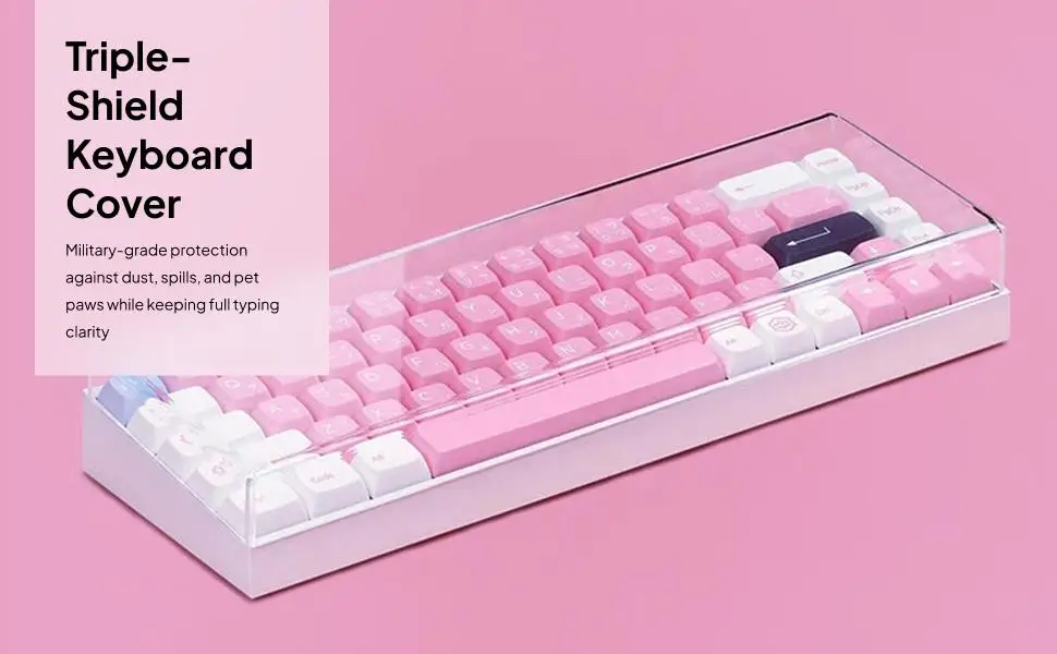 Keyboard Dust Cover Clear Protection Professional Dustproof Acrylic