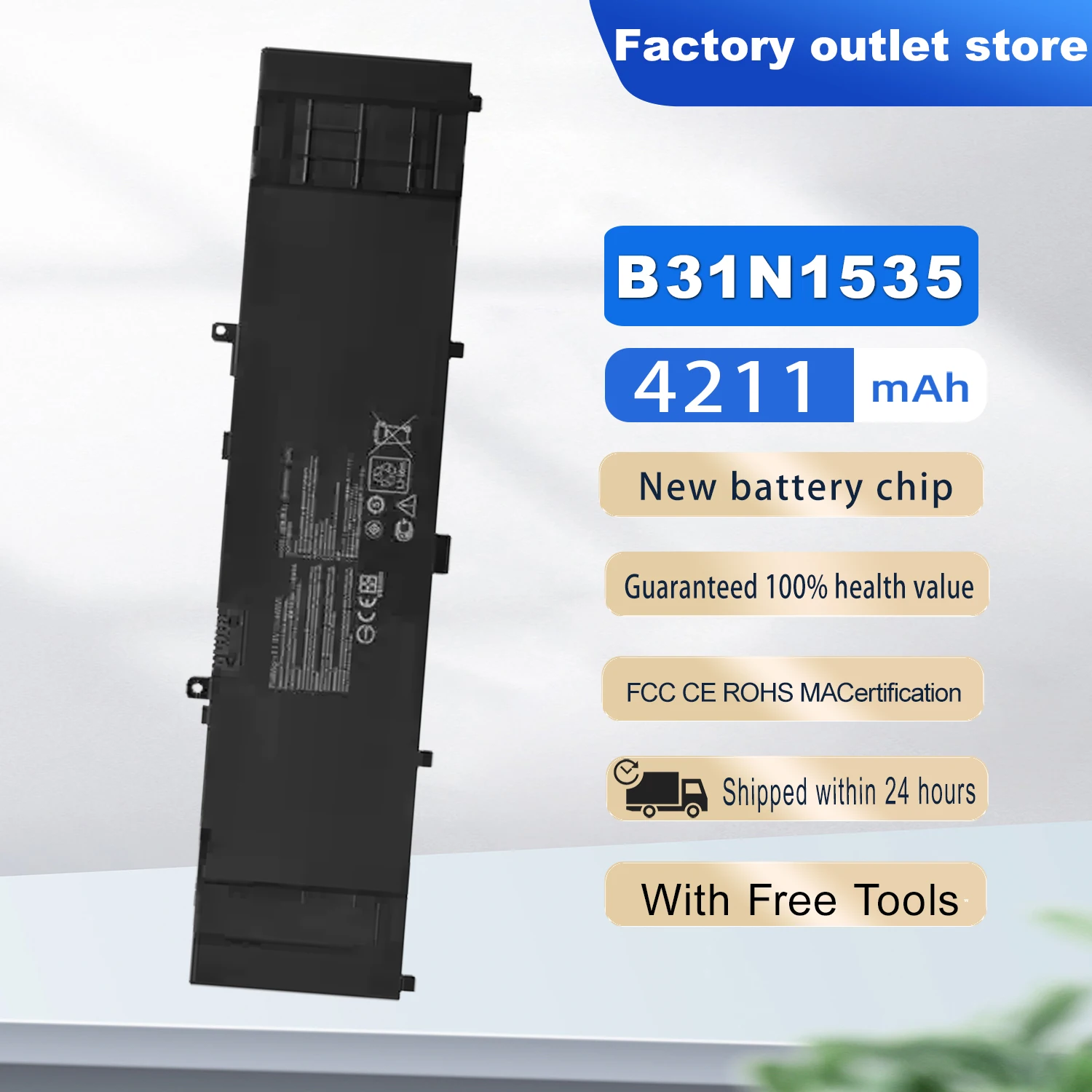 

DXT Новый аккумулятор для ноутбука B31N1535 для ASUS ZenBook UX310 UX310UA UX310UQ U4000U U400UQ RX310U UX410 UX410U UX410UA UX410UQ