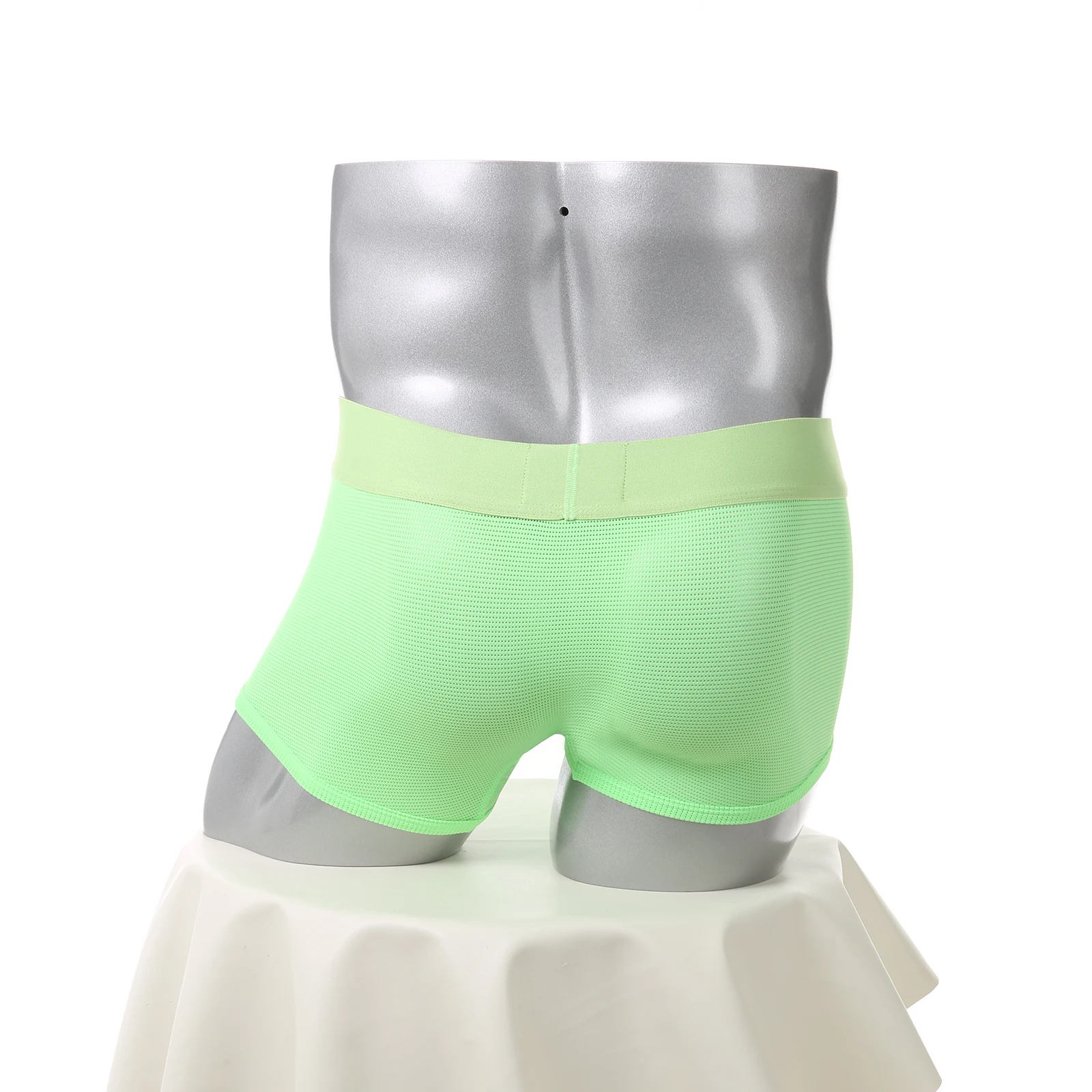 Netz-Boxershorts Sexy Bulge Penis Pouch Herren Unterwäsche Boxershorts Unterhosen Slips Cueca Hombre Boxershorts – Detail 4