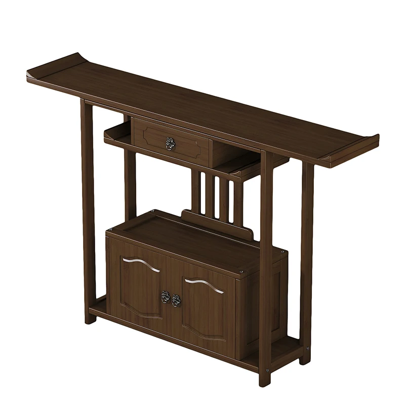 ZL Console Zen Foyer Doorway Altar a Long Narrow Table Side View Sets